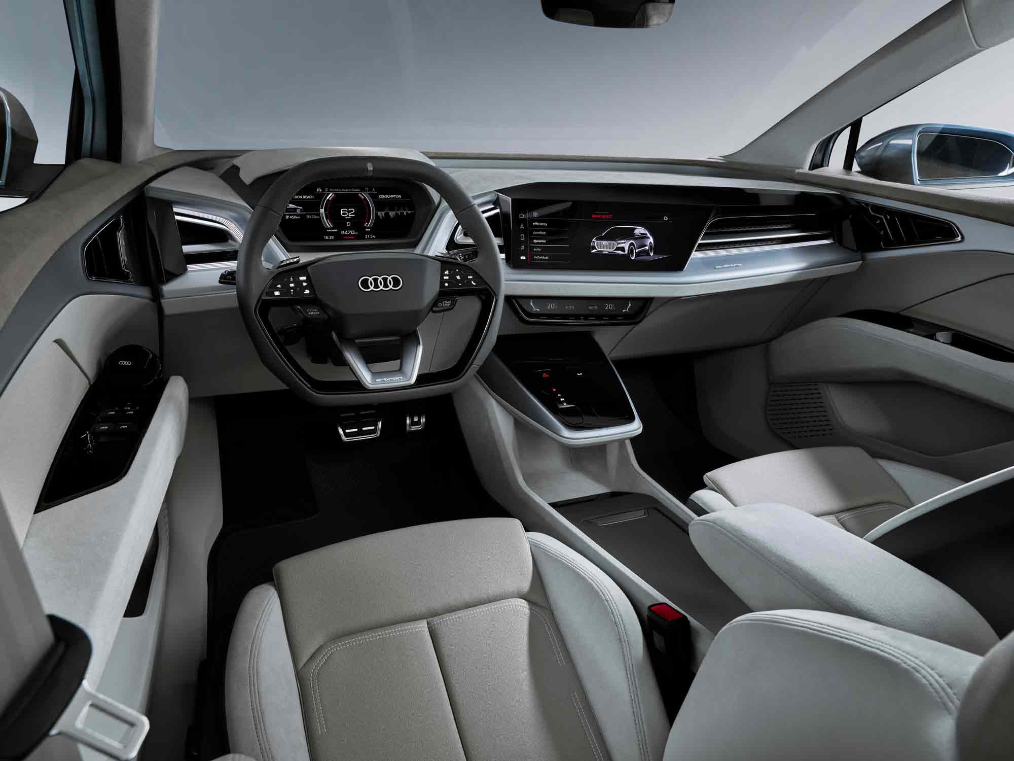 Interni Audi Q4 e-tron
